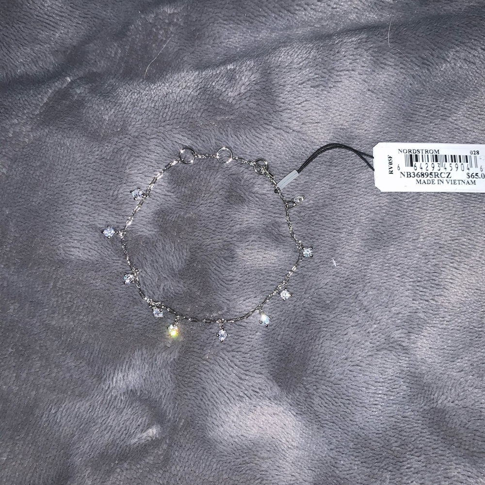 Nadri silver bracelet adjustable